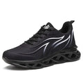 Men's Flame Printed Sneakers Flying Weave Sports Shoes - Trendy Home Mart
