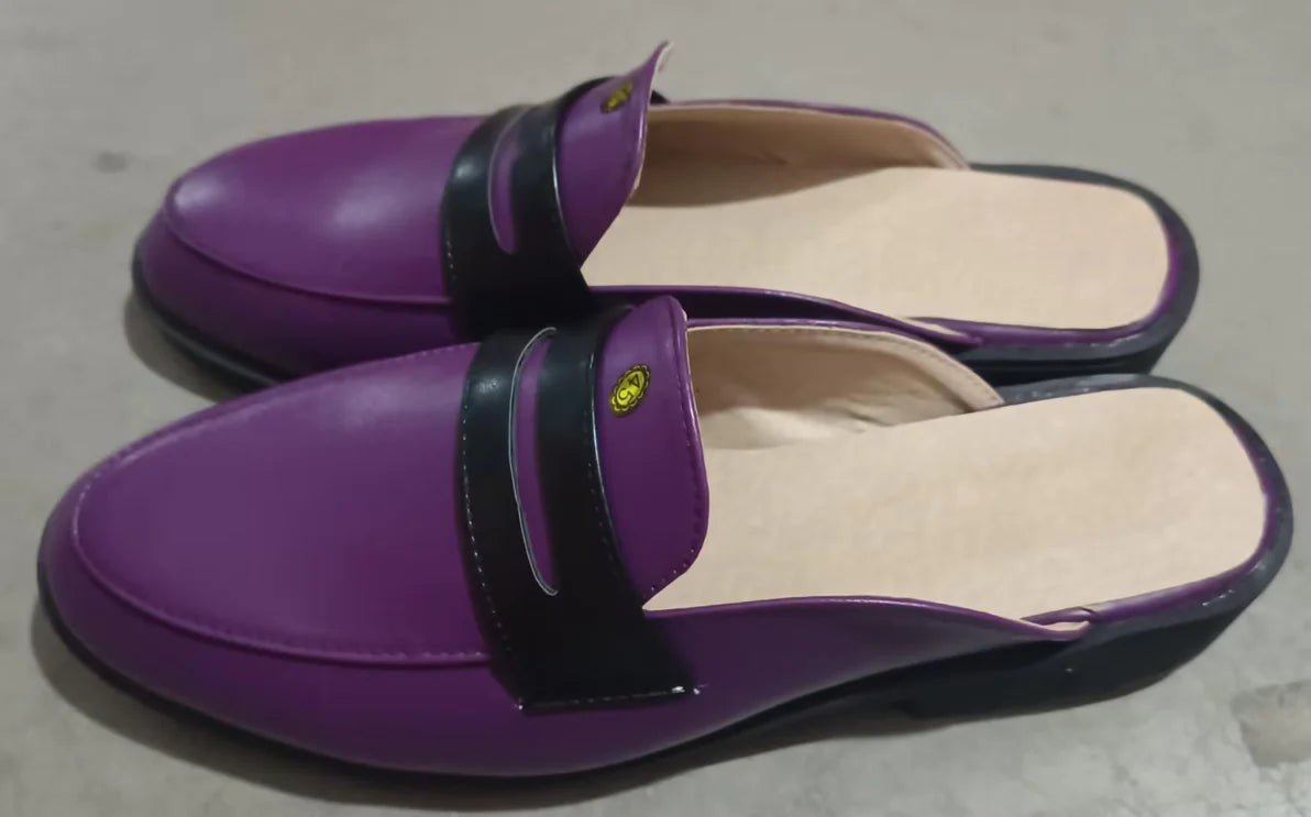 Men's Versatile Casual Leather Shoes and Slippers - Trendy Home Mart