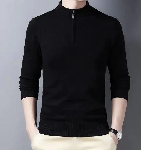 Men's Zipper Sweater - Trendy Home Mart