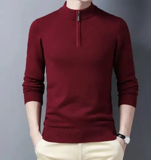 Men's Zipper Sweater - Trendy Home Mart
