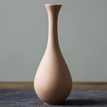 Minimalist Nordic Ceramic Vase – Elegant Frosted Finish - Trendy Home Mart