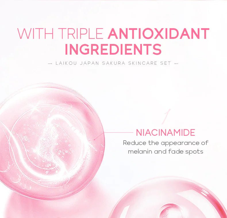 Moisturizing Face Cream Skin Care Kit – Sakura Infused - Trendy Home Mart