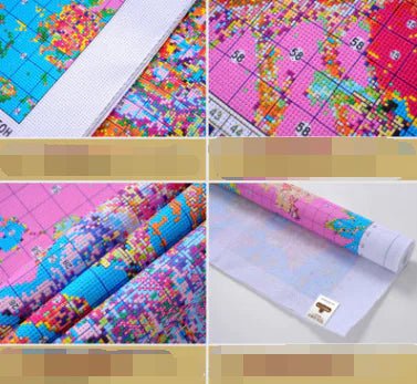 Mona Lisa Dream Home 70×40 cm Cross - Stitch Kit – Garden Scene Embroidery - Trendy Home Mart