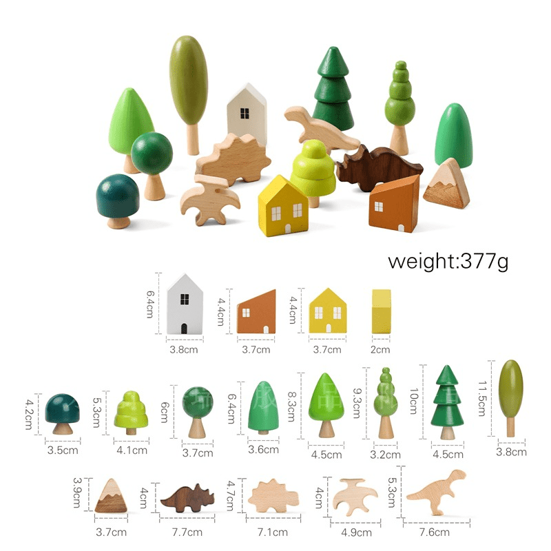 Montessori Wooden Animal Stacking Balance Toy - Trendy Home Mart