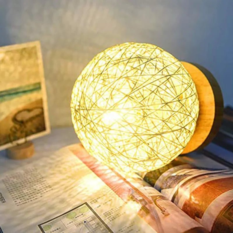Moonlight Wooden Lamp - Trendy Home Mart