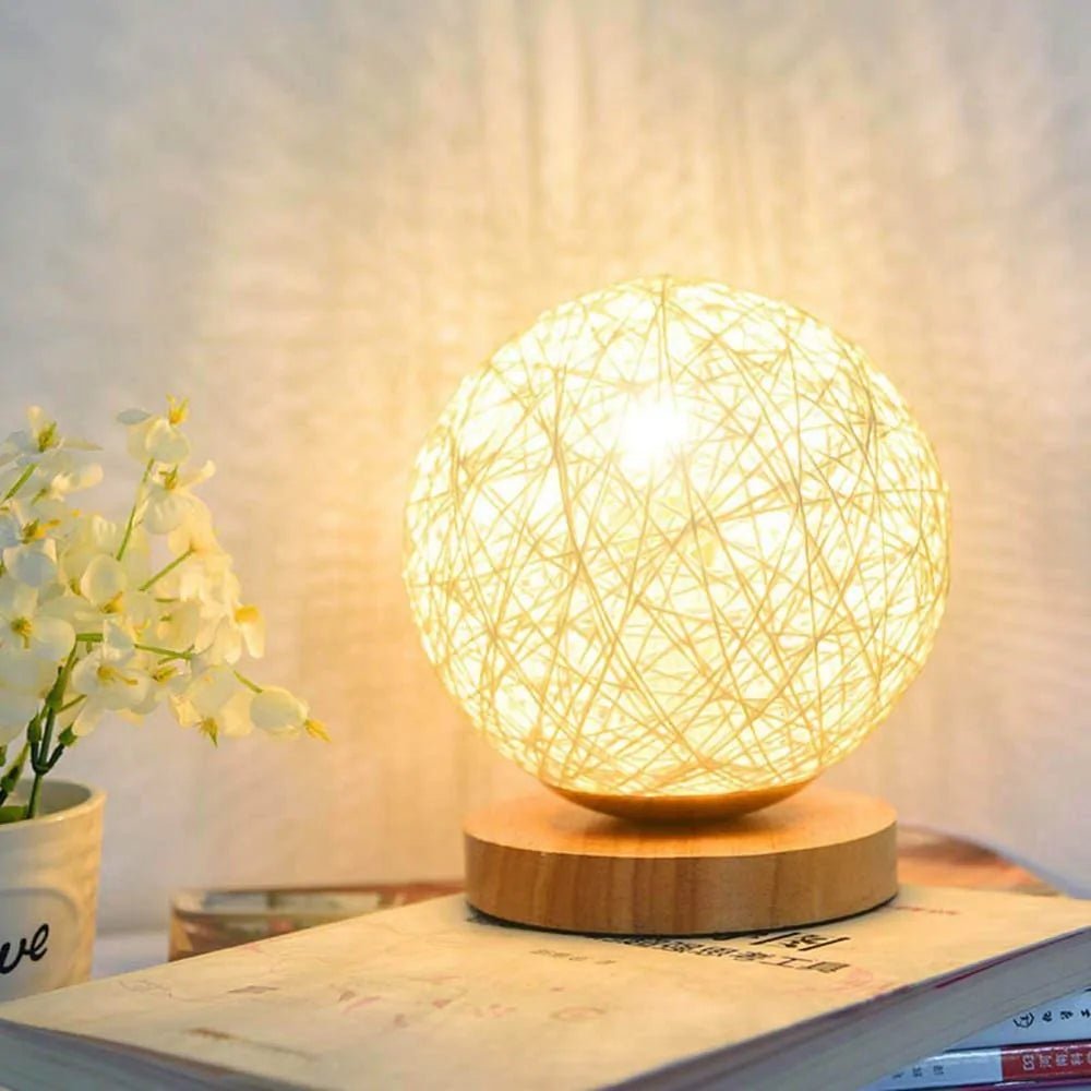 Moonlight Wooden Lamp - Trendy Home Mart