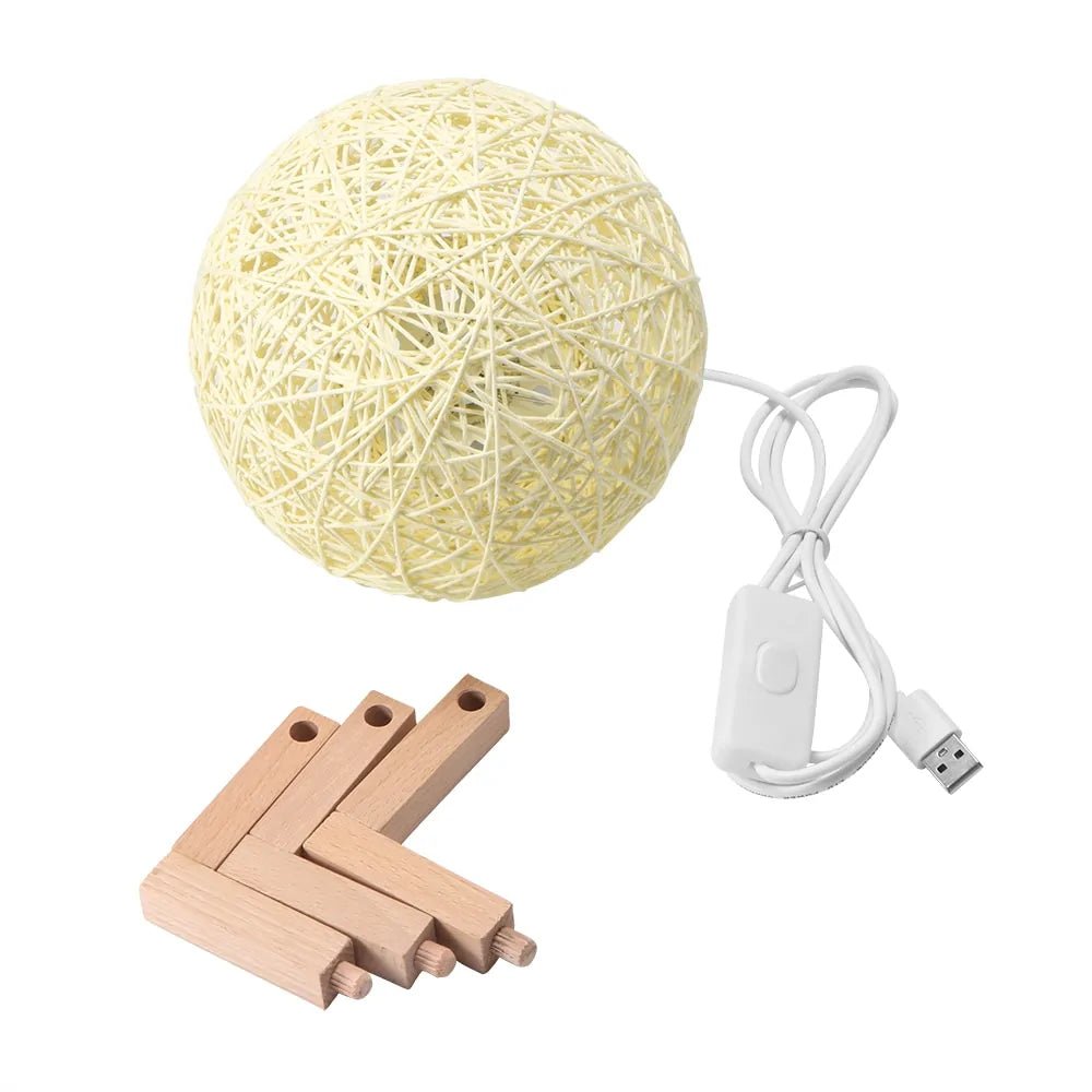 Moonlight Wooden Lamp - Trendy Home Mart