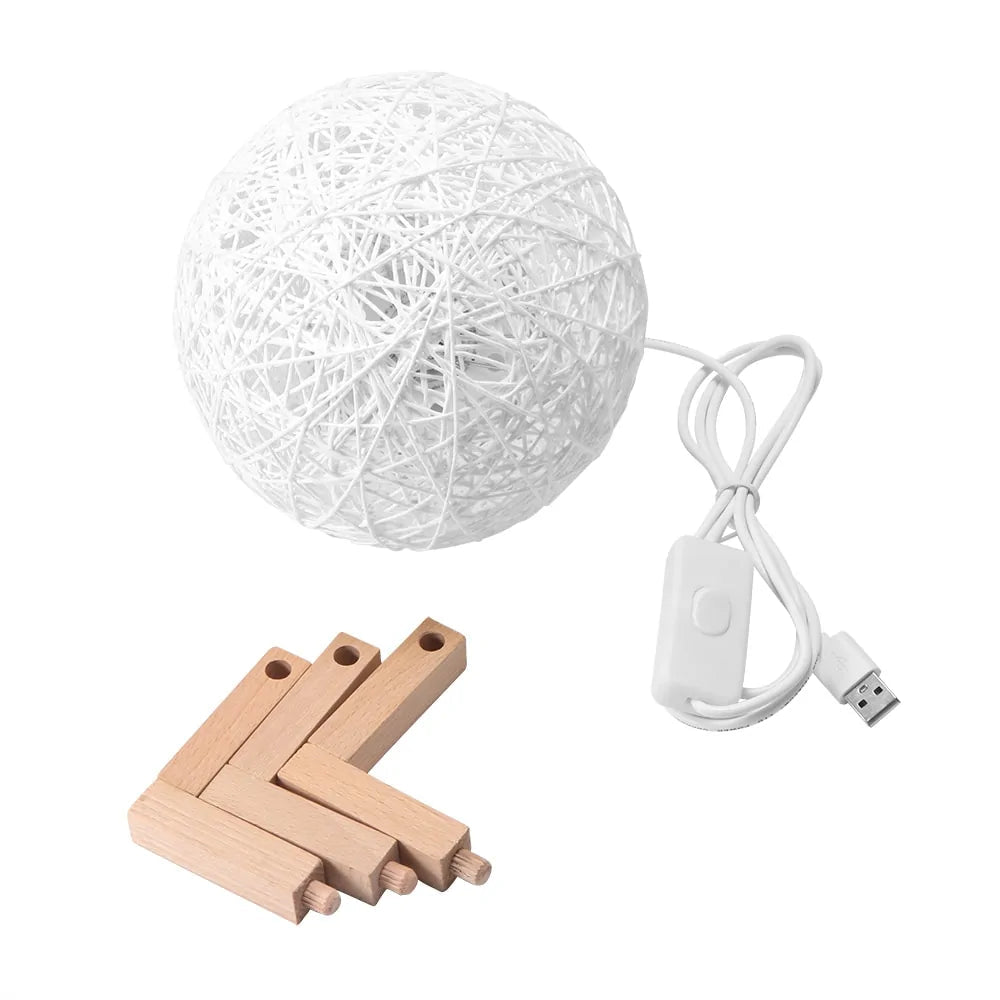 Moonlight Wooden Lamp - Trendy Home Mart