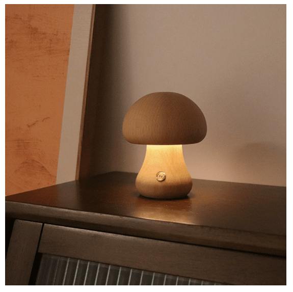 Mushroom - Shaped Table Lamp - Trendy Home Mart