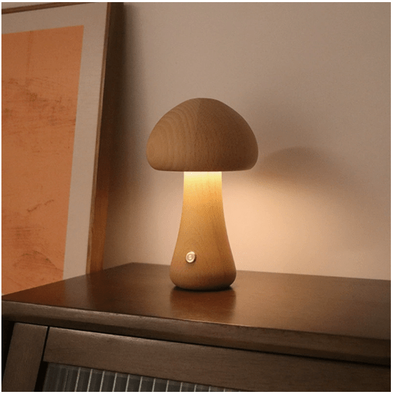 Mushroom - Shaped Table Lamp - Trendy Home Mart