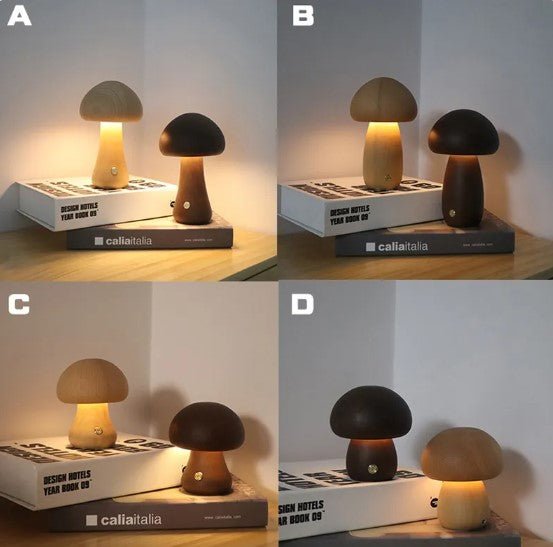 Mushroom - Shaped Table Lamp - Trendy Home Mart