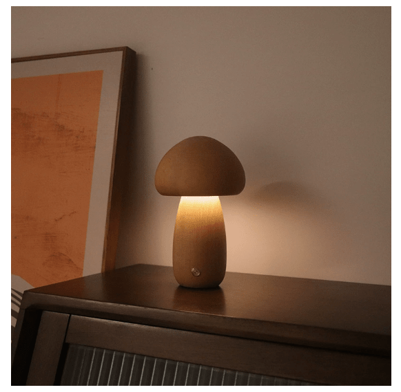 Mushroom - Shaped Table Lamp - Trendy Home Mart