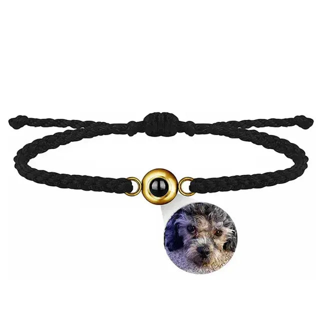 Bracelet en acier titane avec image cubaine