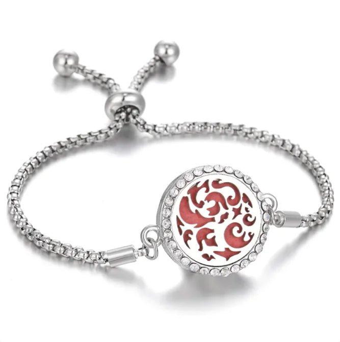 New Kaleidoscope Aromatherapy Bracelet Perfume Essential Oil Diffuser Locket Bracelet Charms Women Aroma Diffuser Jewelry - Trendy Home Mart