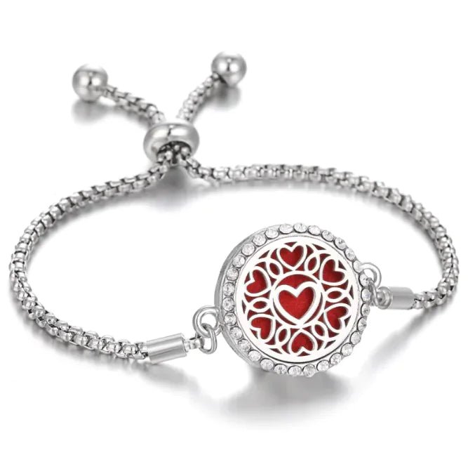New Kaleidoscope Aromatherapy Bracelet Perfume Essential Oil Diffuser Locket Bracelet Charms Women Aroma Diffuser Jewelry - Trendy Home Mart