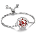 New Kaleidoscope Aromatherapy Bracelet Perfume Essential Oil Diffuser Locket Bracelet Charms Women Aroma Diffuser Jewelry - Trendy Home Mart