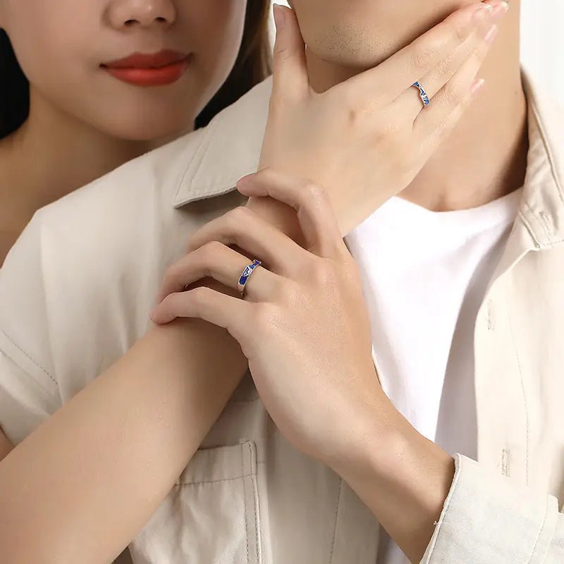 Niche Design Enamel Drop Glue Ring - Trendy Home Mart