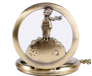 Tuba Little Prince Cartoon Pocket Watch