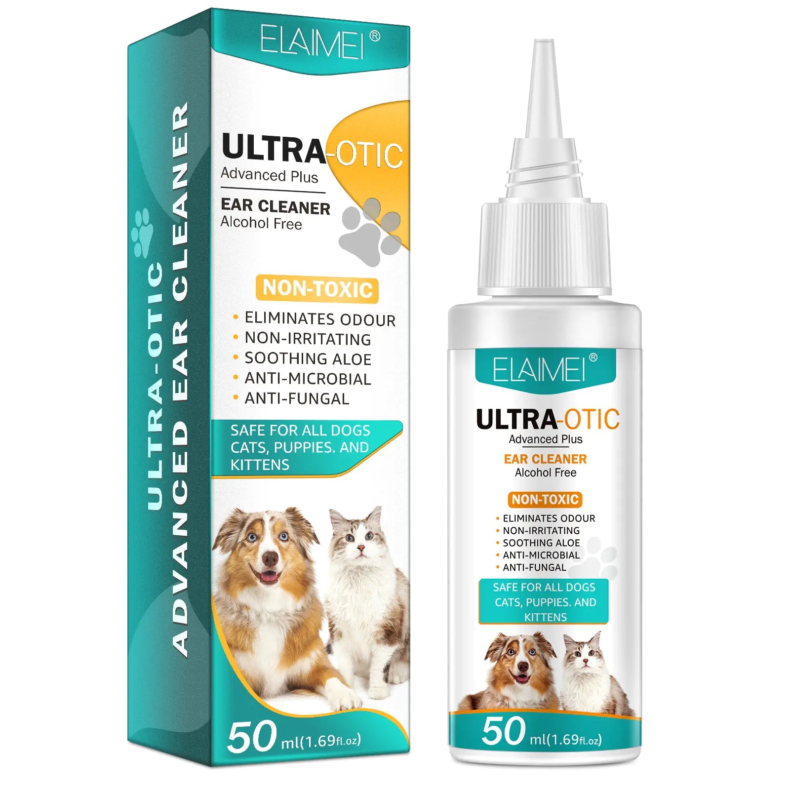Pet Ear Cleaner 50ml - Trendy Home Mart