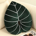 Philodendron Green Plant Pillow – Nature - Inspired Cushion - Trendy Home Mart