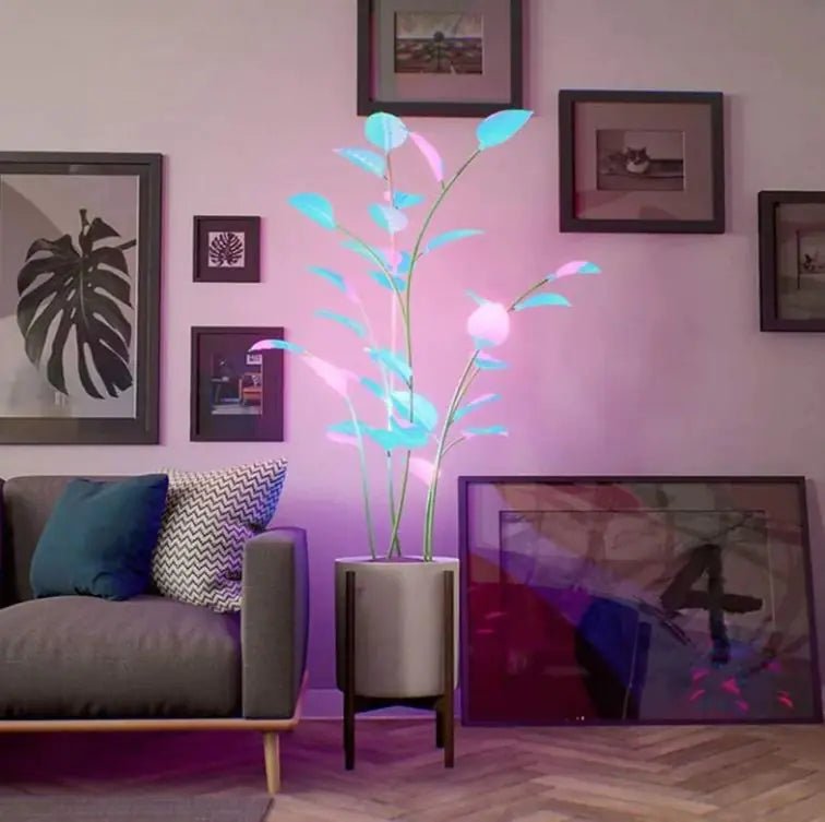 Plant Night Light App Control Color Brightness - Trendy Home Mart