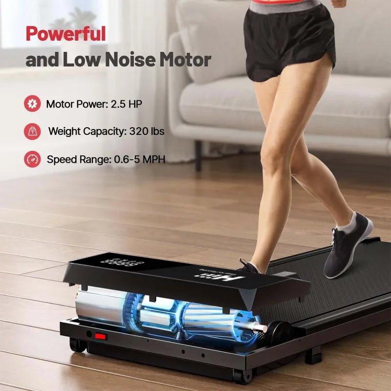 Portable Treadmill with LED Display and Remote - Trendy Home Mart