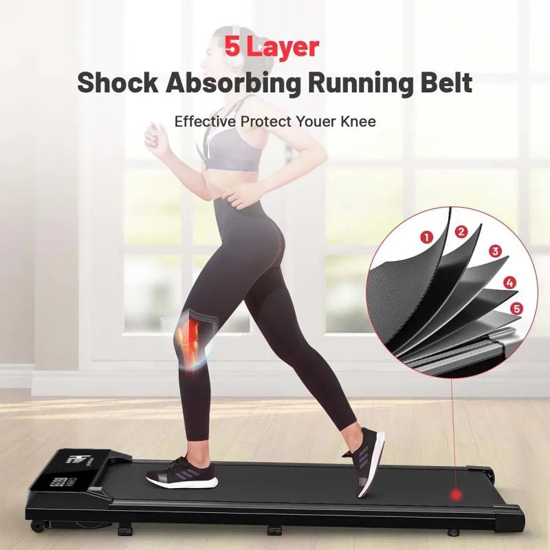 Portable Treadmill with LED Display and Remote - Trendy Home Mart