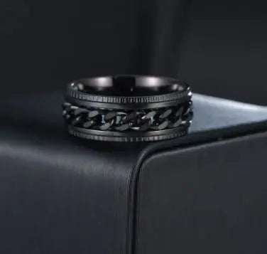 Fidget Spinner Rings – Tungsten & Stainless Steel Anxiety-Relief Bands