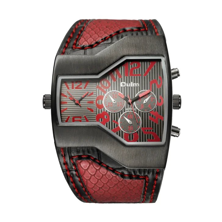 Quartz Watch for Men – Waterproof Leather Strap - Trendy Home Mart