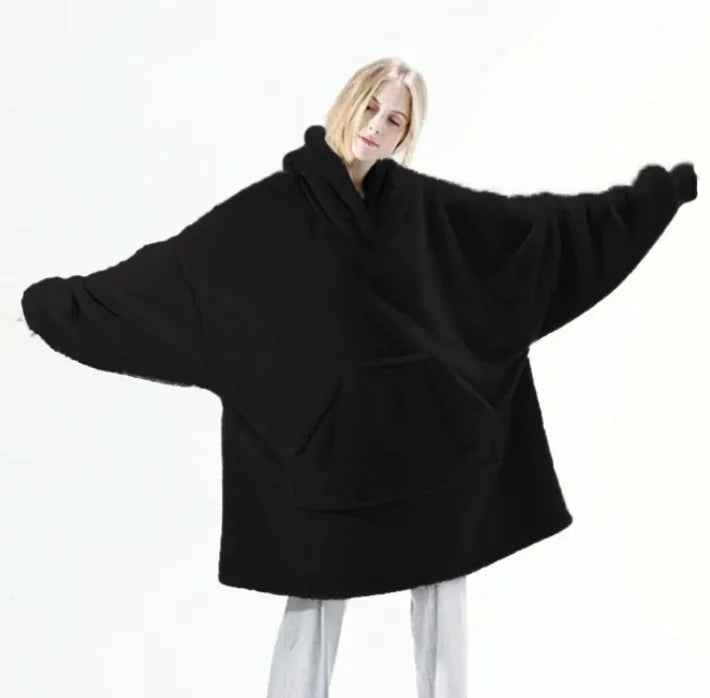 Oversized Fleece Sweatshirt Blanket