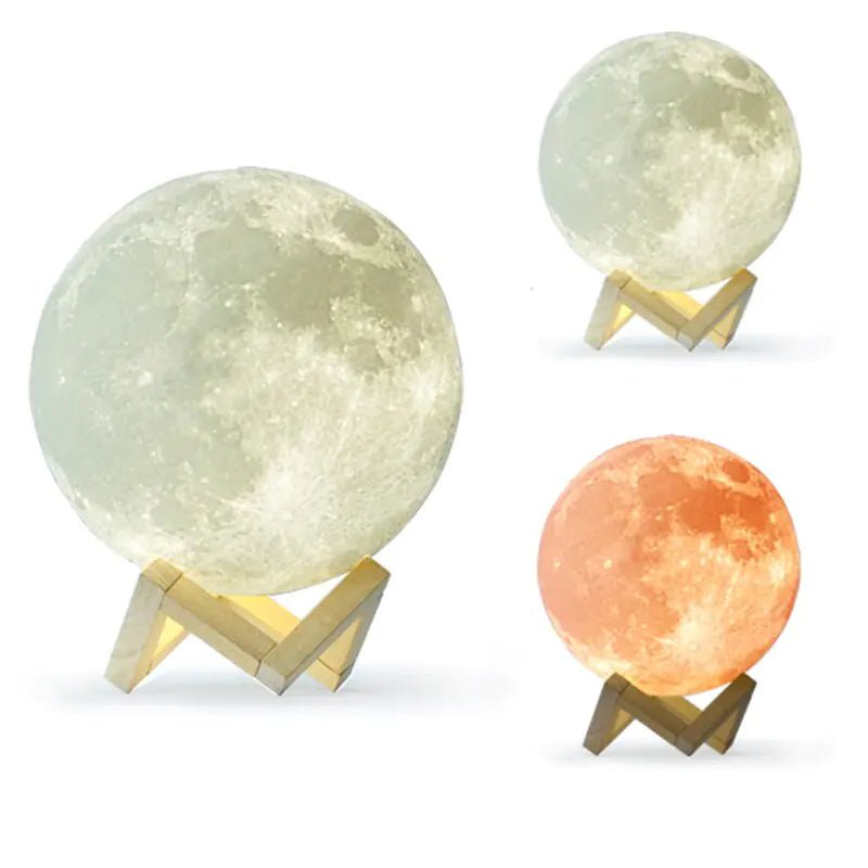 Rechargeable Moon Lamp - Trendy Home Mart