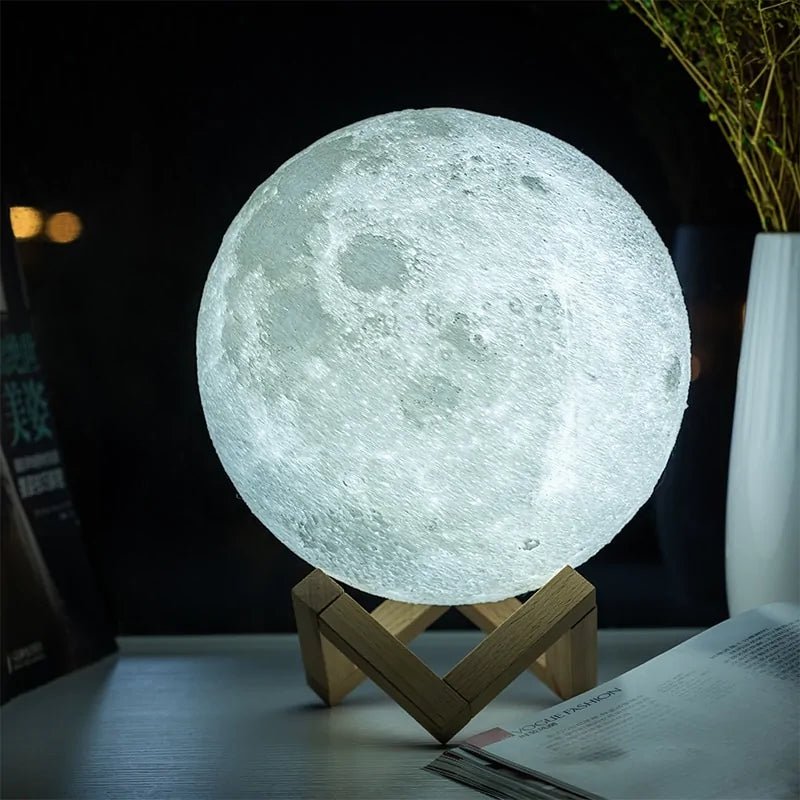 Rechargeable Moon Lamp - Trendy Home Mart