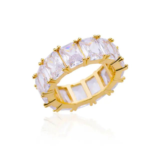 Rectangle Zircon Rings - Trendy Home Mart