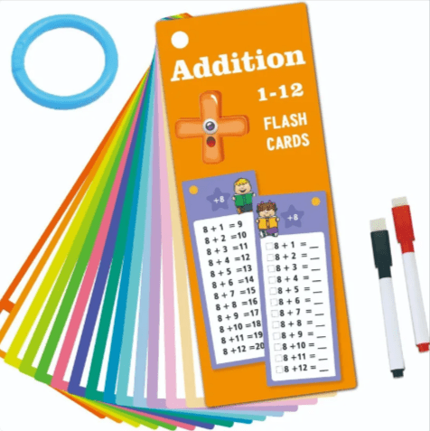 Reusable Math Learning Cards – 15-Piece Set - Trendy Home Mart