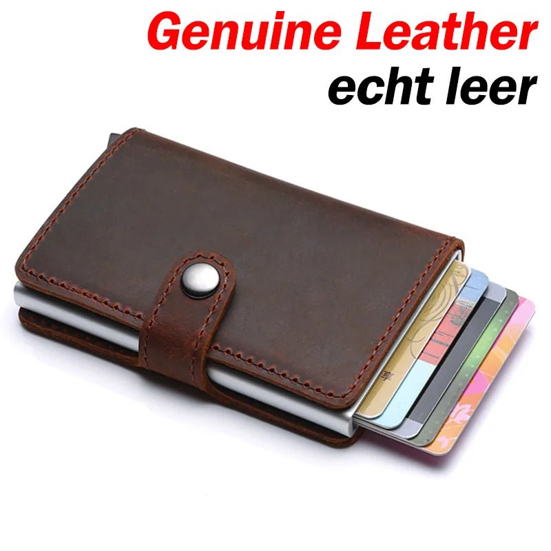 RFID Blocking Men Wallet ID Card Holder - Trendy Home Mart