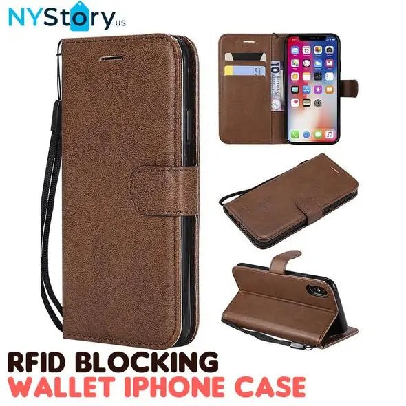 RFID Blocking Wallet iPhone Case - Trendy Home Mart