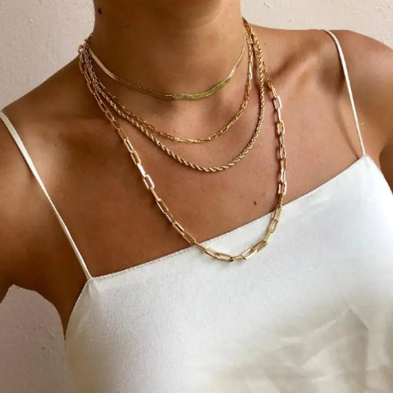 Rope Chain Women Necklace - Trendy Home Mart