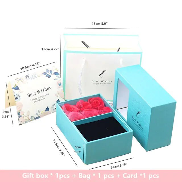 Rose Gift Box Soap Artificial Flower - Trendy Home Mart