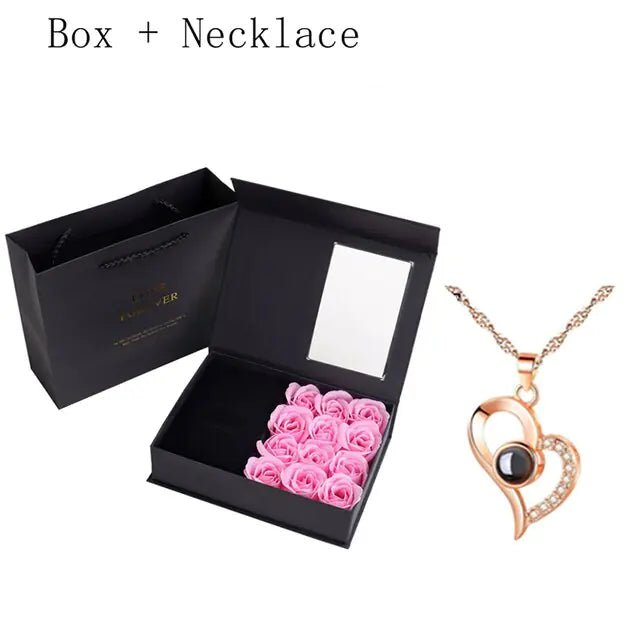 Rose Gift Box Soap Artificial Flower - Trendy Home Mart