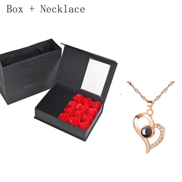 Rose Gift Box Soap Artificial Flower - Trendy Home Mart