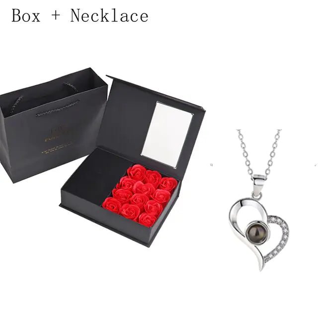 Rose Gift Box Soap Artificial Flower - Trendy Home Mart