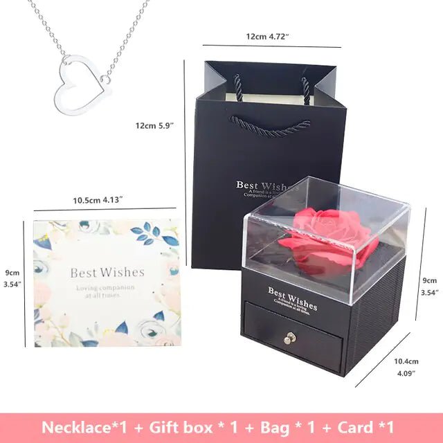 Rose Gift Box Soap Artificial Flower - Trendy Home Mart