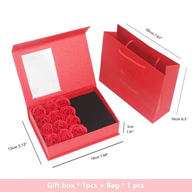 Rose Gift Box Soap Artificial Flower - Trendy Home Mart