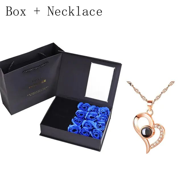 Rose Gift Box Soap Artificial Flower - Trendy Home Mart