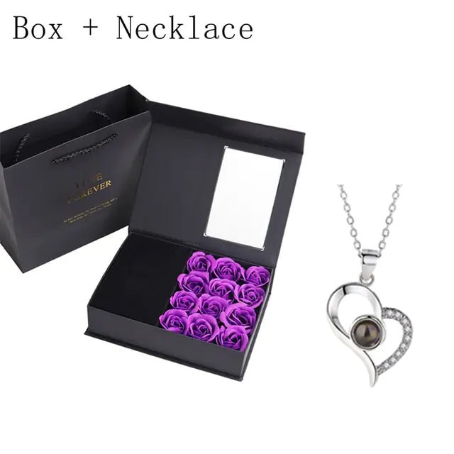 Rose Gift Box Soap Artificial Flower - Trendy Home Mart