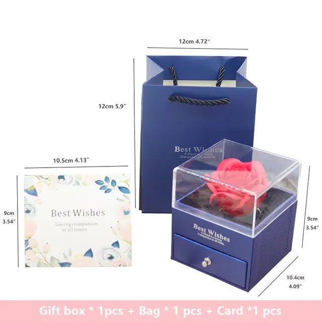 Rose Gift Box Soap Artificial Flower - Trendy Home Mart
