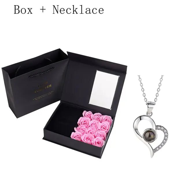 Rose Gift Box Soap Artificial Flower - Trendy Home Mart