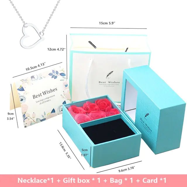 Rose Gift Box Soap Artificial Flower - Trendy Home Mart