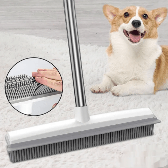 Rubber Pet Hair Broom - Trendy Home Mart