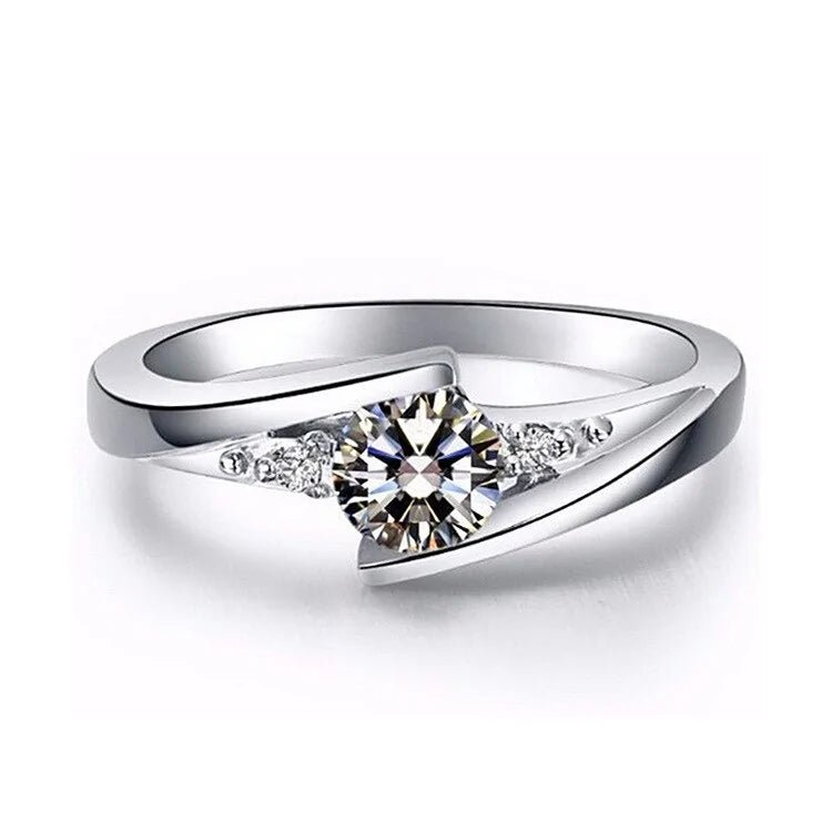 Silver Color Promise Rings - Trendy Home Mart